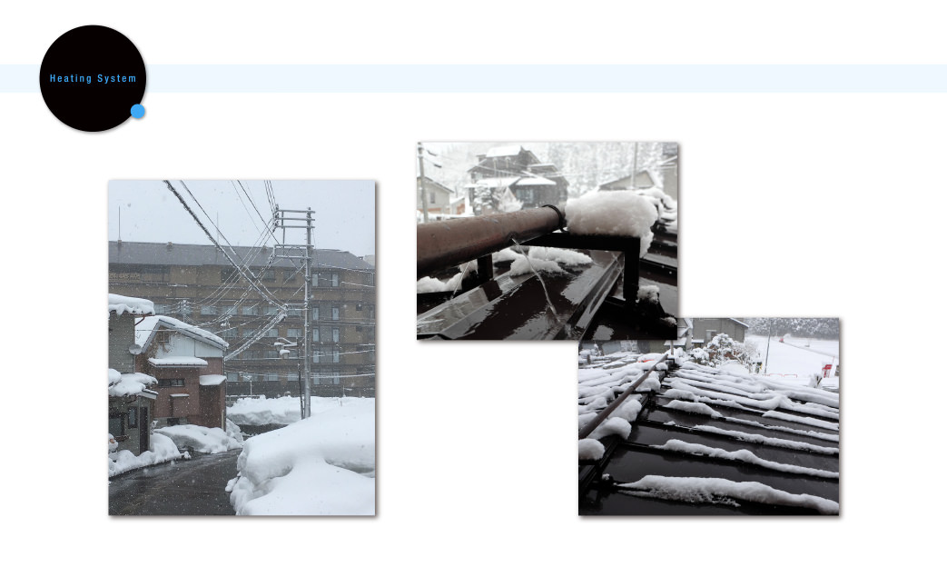 屋根用融雪システム